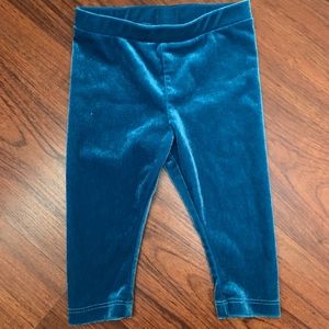 velvet baby leggings